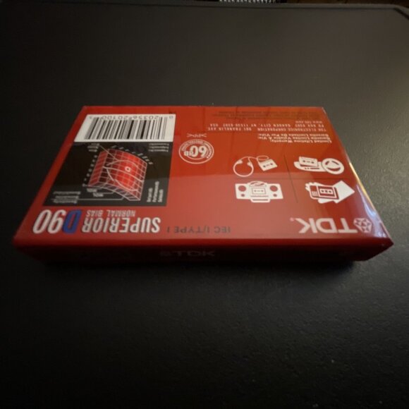 8 - TDK D-90 Type I normal Bias SEALED Cassette Tapes - 8 total tapes - Picture 4 of 5